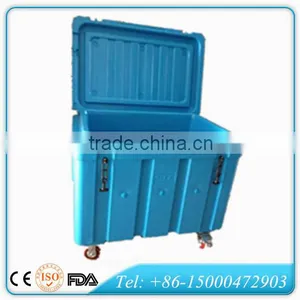 Rotomold Dry Ice Transport Cooler Box, PU Insulated Ice Cooler for Dry Ice Storing and Transportation thumbnail-2