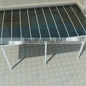 Easy Install Gazebo Canopy Made of Aluminum Polycarbonate thumbnail-1