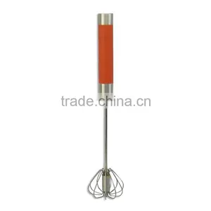 High Quality Tainless Steel Egg Whisk With Rubber Handle thumbnail-3