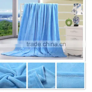 100% Polyester Solid Color Flannel Blaket for Adult thumbnail-5