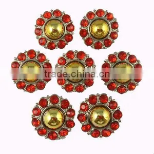 Hot Sale Wholesale Retail Sewing Button Acrylic Rhinestone Button With Shank Pearl Christmas Button For DIY Flower Center thumbnail-6