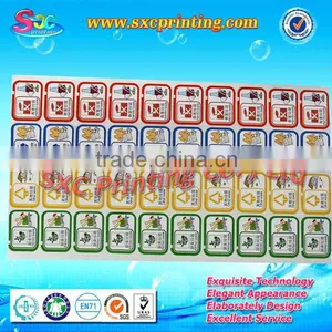 Customized Size and Design Box Sealing Sticker , Plastic Seal Sticker for Box , Warranty Seal Sticker thumbnail-1