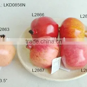 Real Color Artificial Foam Pomegranate Fruits in Assorted Size and Shapes for Display Decoration thumbnail-2
