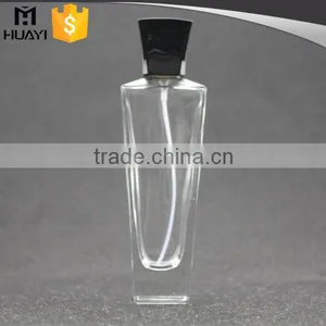 Empty Perfume Bottle Glass With Black Cap thumbnail-1