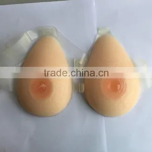 Ideal Fashions Fake Silicone Breast Forms Eco-friendly Water Drop Silicone Fake Breast Forms for Mastectomy Breast Forms Strap thumbnail-3