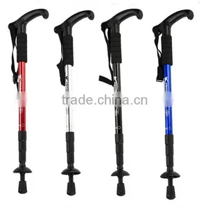 Old Man Outdoor Sports Camping Hiking Pole Walking Telescopic Stick Cane Trekking Ski Poles Climbing Mountaineering Crutch thumbnail-2