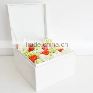 Custom White Sweet Flower Box Wholesaler thumbnail-1