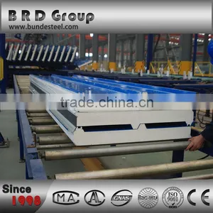 Corrugated High Quality Exterior Polyurethane Sandwich Roof Panel thumbnail-4