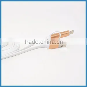 2-in-1 USB Data Sync Charge Cable Micro USB Cable for IPhone 6 6S 6Plus thumbnail-4