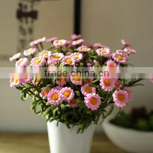 China Wholesale Plastic Daisy Flower Artificial Flowers Daisy That Looks Real for Home Decoration thumbnail-1
