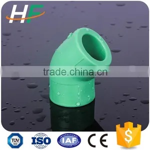 Excellent Materail PPR 45 Degree Elbow Pipe PPR Elbow for Water System thumbnail-1