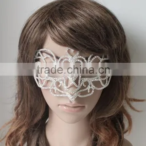 Top Seller Cheap Fashion Bling Diamante Mask for Masked Ball H0231 thumbnail-6