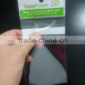 Plastic BOPP Electronic Accessories Packaging Bag With Haning Header And Self Adhesive Tape thumbnail-1