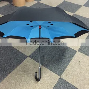 2015 New Design Function Inverted Upside Down Reverse Umbrella thumbnail-4
