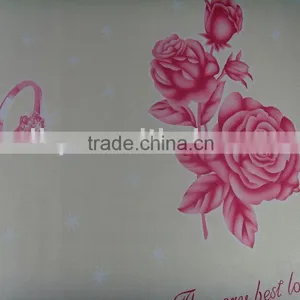 Rose Pattern Knitted Printed Mattress Fabric thumbnail-1