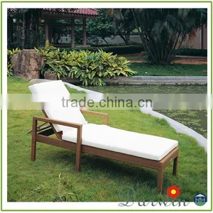 Pool Resorts Yard Used Chaise Lounge With Arms Cushion thumbnail-1