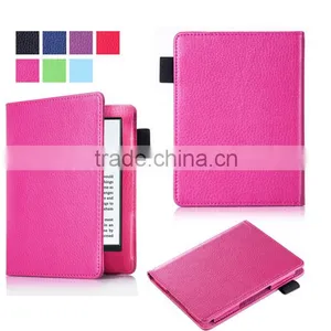 Litchi Pattern PU Leather Case for 2016 New Kindle 6" E-Reader, 6inch Leather Case for E-Reader New Kindle 2016 thumbnail-6
