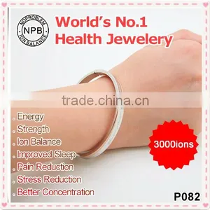 P082 Noproblem Hygienic Friendship Smart Fitness Power Tourmaline Germanium Bracelet thumbnail-2