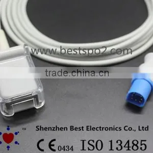 M1943A Compatible SpO2 Adapter Cable for Philips/HP 8pin>>DB9 Non Oximax Sensor thumbnail-1