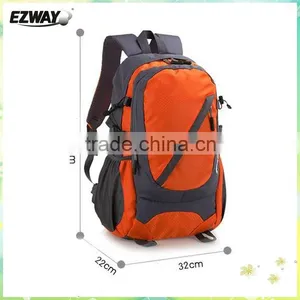 2015 Hot Sale Fashion Design Orange Color Hiking and Camping Packback Bag for Sale thumbnail-3