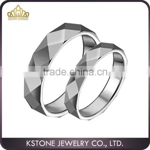 KSTONE Free Engrave Customize Tungsten Woman Man's Wedding Rings Couple Rings thumbnail-1