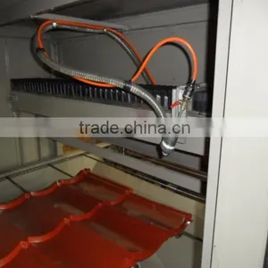 Color Stone Sand Blasting Coated Steel Roof Machine thumbnail-2