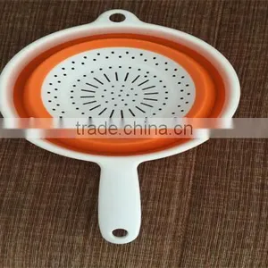 Foldaway Colander Foldable Colander Round Plastic Strainer thumbnail-2