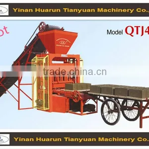 QTJ4-26C Build Brick Machine, Interlocking Concrete Block Machine thumbnail-5
