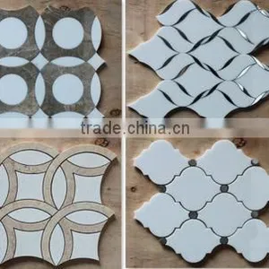 Carrara White Mosaic Tile Pictures Prices thumbnail-5