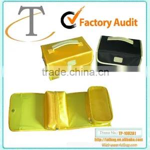 Microfiber Yellow Cosmetic Toiletry Case thumbnail-1