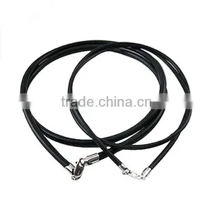 Twisted Adjustable Waxed Cotton Cord Necklace thumbnail-1