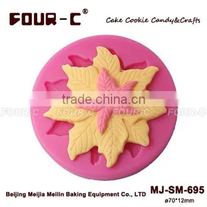 Poinsettia Fondant Cake Design Mould,silicone Gumpaste Art Mould,cake Model thumbnail-1