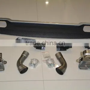 Rear Diffuser Kits for Mercedes Benz W176 A45 A180 A200 A250 With Muffler thumbnail-1