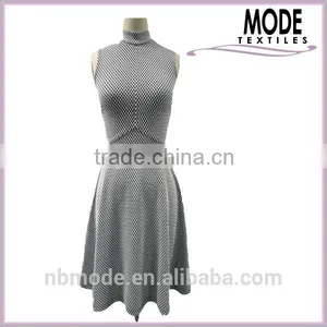 Slim Fit Half-collar Designer Dress thumbnail-1