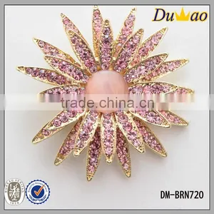 Colourful Brooch Metal Brooch Bulk Rhinestone Brooches thumbnail-3