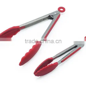 Cooking Tools Easy FDA Multiple Functional Silicone BBQ Pasta Tongs thumbnail-2