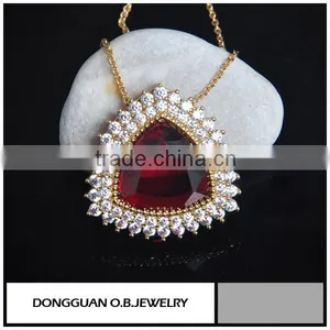 Crystal Necklace Pendant /White Gold Necklace Jewelry Wholesale /Necklace Chain thumbnail-5