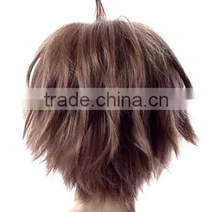 Wholesale js and Company Cheap Hair Wig Synthetic Bob Brown Free Wig Catalogs thumbnail-3