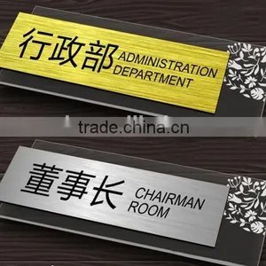 Elegant Eco-friendly Plastic Material Acrylic Sign thumbnail-1