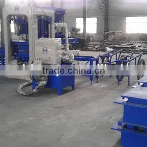 HY-QT3-25 Semi-automatic Concrete Block Production Line Fly Ash Bricks Machinery thumbnail-1