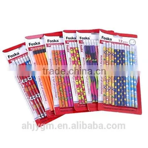 Blister Card/OPP Bag Packing Colorful Surface HB Pencil/pencil With Eraser/standard HB Pencil thumbnail-1