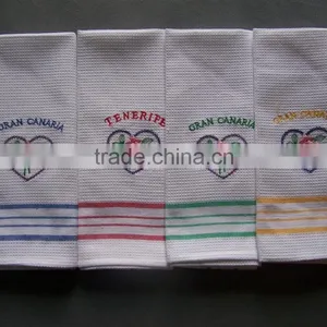 COTTON OR T/C WAFFLE CHEAP, JACQUARD, KITCHEN TEA TOWEL COTTON WAFFLE TOWEL thumbnail-2