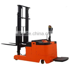 1Tons Battery Counterbalanced Electric Walkie Reach Stacker thumbnail-1