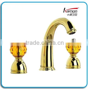 Antique Roman Gold Bathroom Faucet thumbnail-1