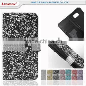 2016 Pretty Newest Design Shockproof Flip Diary Diamond Case for Huawei Ascend Mate 2 7 8 8p s y6 y7 thumbnail-1
