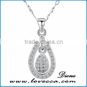 New Wholesale Best Price Bat Silver Crystal Sterling Silver Pendant Necklace thumbnail-6