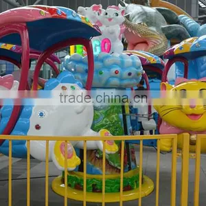 High Quality !!! Amusement Park Cartoon Ride Lucky Cat Theme Park Kiddie Equipment thumbnail-5