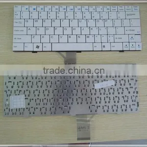 US Laptop Keyboard for Axioo MLC / Clevo M720 White Keyboard thumbnail-1