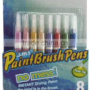 Fine Tip no Toxic Paint Brush Pen 8PK Set thumbnail-1