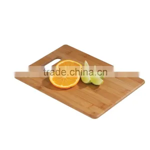Bamboo Cutting Chopping Board Rectangle Paddle Round With Handle Kitchen Home thumbnail-2